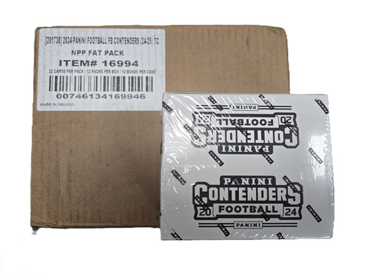 2024 Panini Contenders Football Jumbo Value Fat Pack 12-Box Case